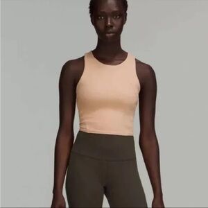 Lululemon Wunder Train Racerback Tank Top in Pink Clay size 2